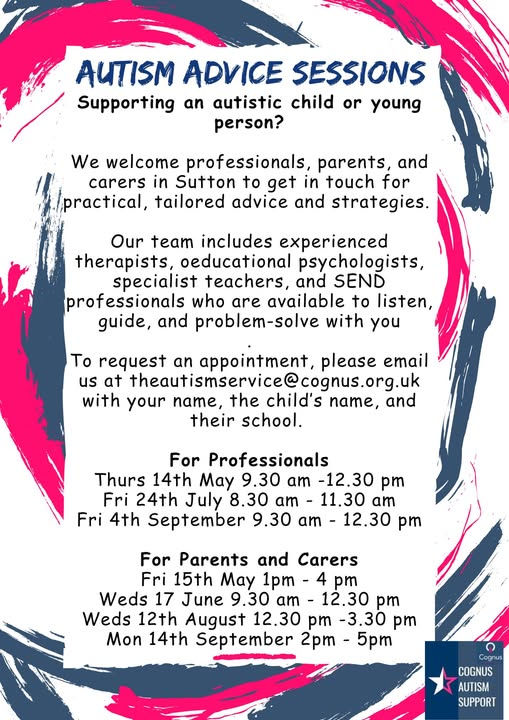 Autism advice sessions