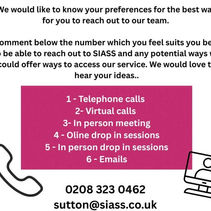 How do you want to contact SIASS? 