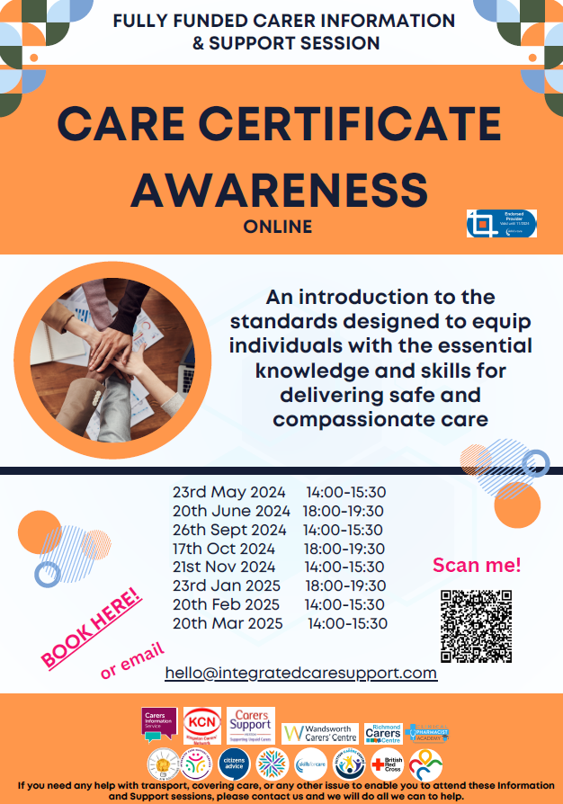 Free training for Carers