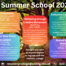Recovery College Summer School