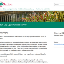 Have Your Say: Day Services in Sutton