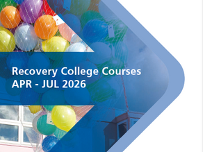 Recovery College April onward