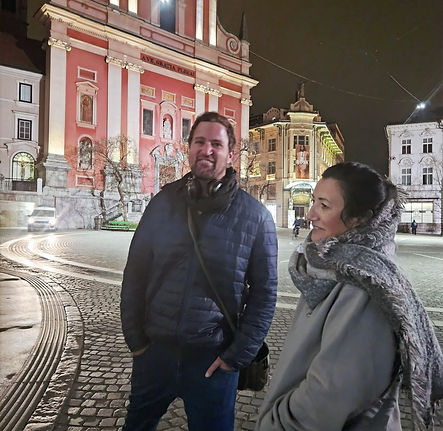 Traveling in Ljubljana after a long day of studying at the faculty