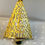 Thumbnail: Gold Toned Holiday Christmas Tree Brooch
