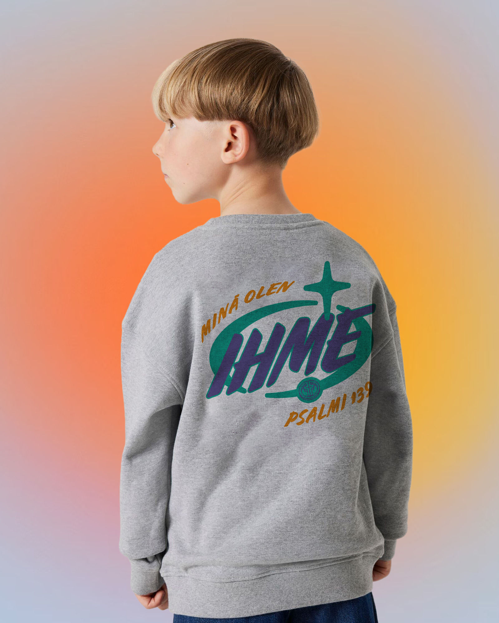 Minä Olen Ihme / Lasten Collegepaita