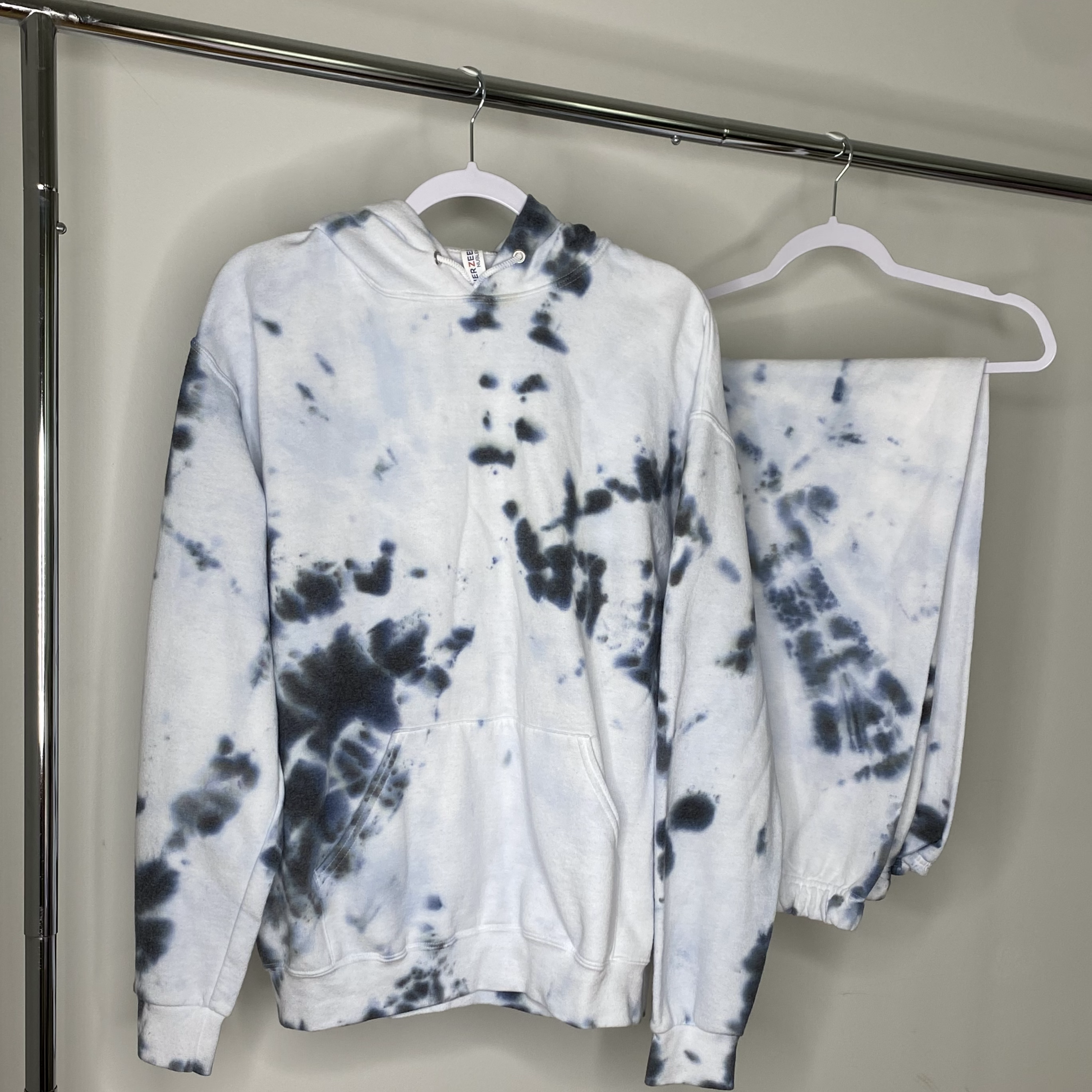 Large Tie-Dye Hoodie Set