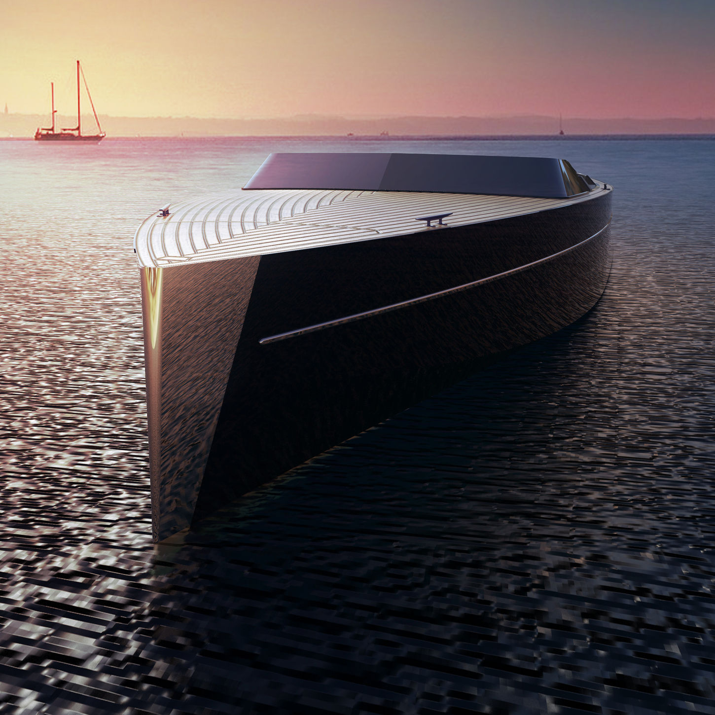 Ahead of this game
Thaking about classic runabout one can’t even imagine that a wooden boat can look this slick. It looks like it came out straight from some James Bond movie, leaving us all in awe while piercing through the water perfectly cutting the waves like it’s always in a hurry. Plus, the deck is a nice touch adding up to the total look.