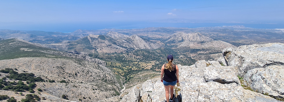 Naxos Mount Zeus Aussicht