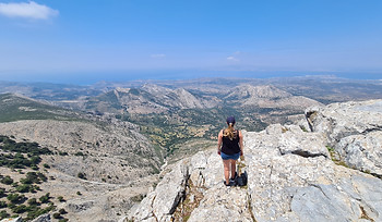 Naxos Mount Zeus Aussicht