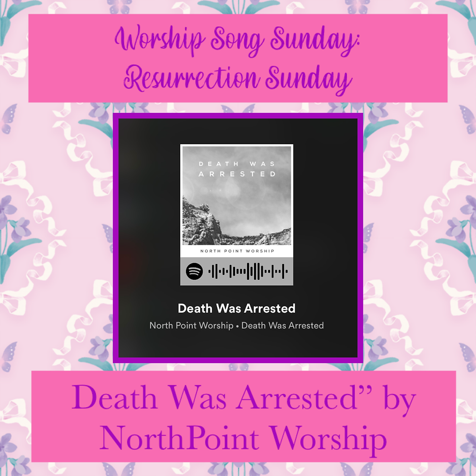 Worship Song Sunday: Resurrection Sunday April 4,2021