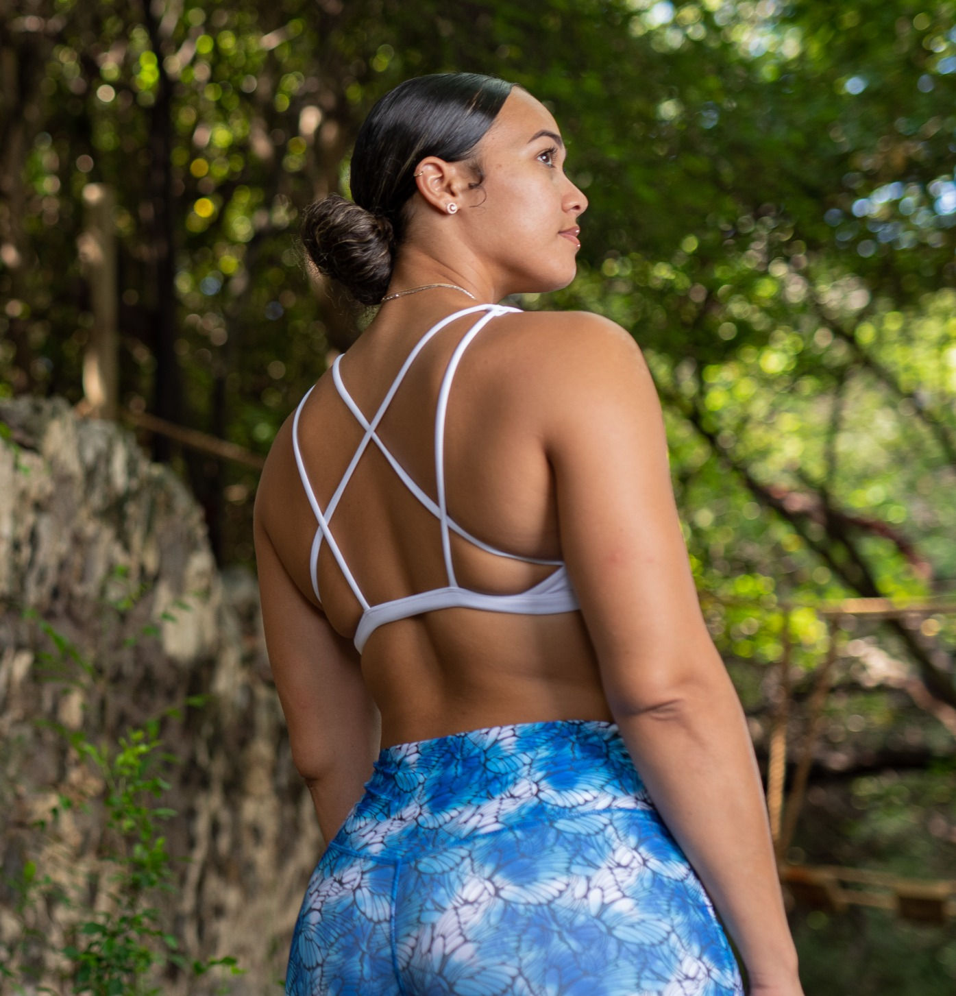 Sports bra | Snow white | Recycled bottles