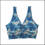 Thumbnail: Sports bra | Blue butterfly | Recycled bottles