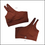 Thumbnail: Set: Tennis skirt + bra | Chocolate