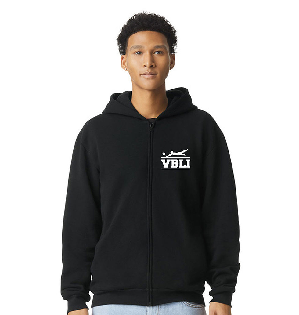 Thumbnail: VBLI Premium Zipper Hoodie Black