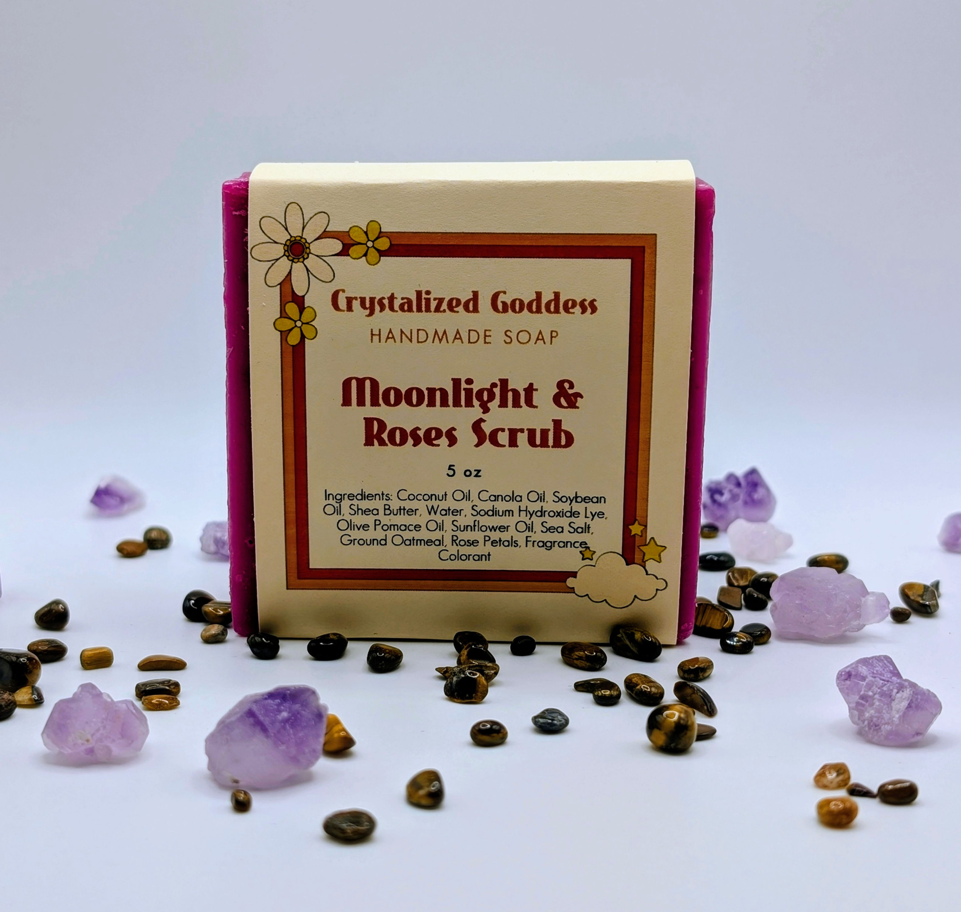 Moonlight & Rose Scrub Soap 