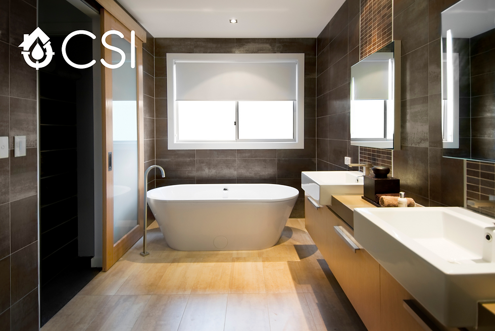 A lavish bathroom with a big tub and modern sink