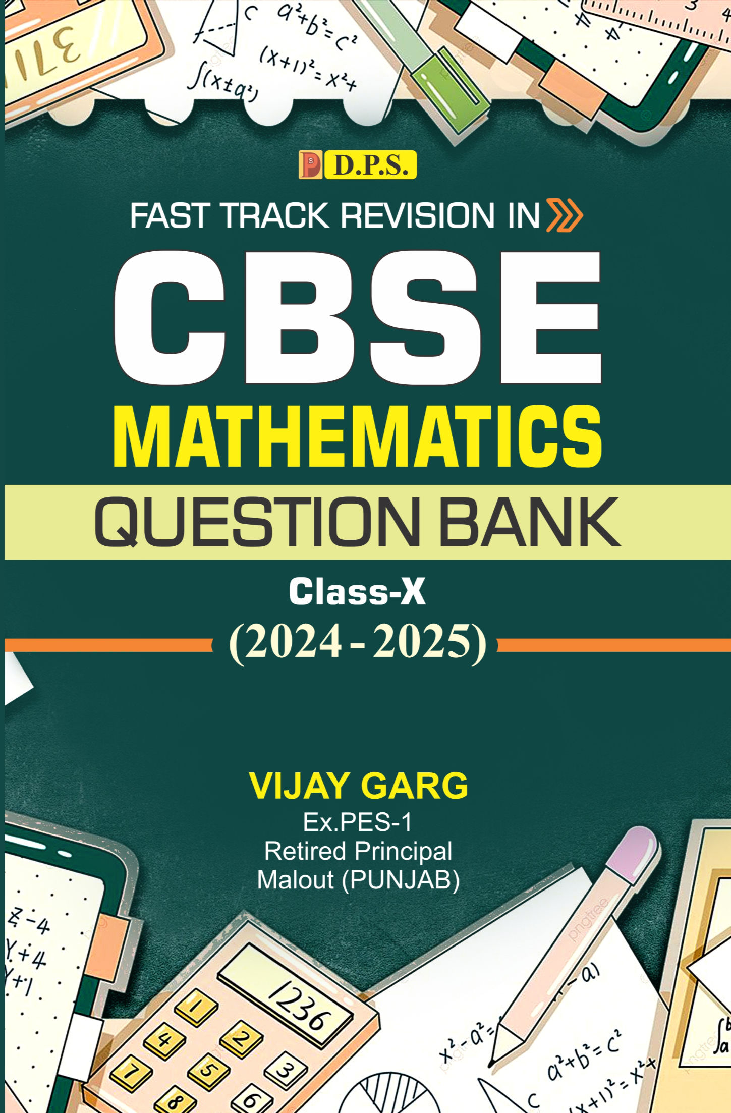 Fast Track Revision in CBSE Mathematics (Questions Bank) Class-X (2024-2025)
