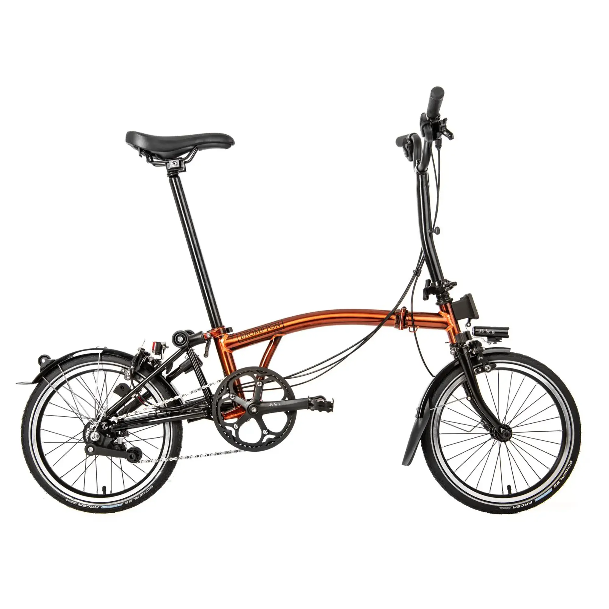 Brompton M6R Black Edition Flame Lacquer Limited Edition with Upgrades