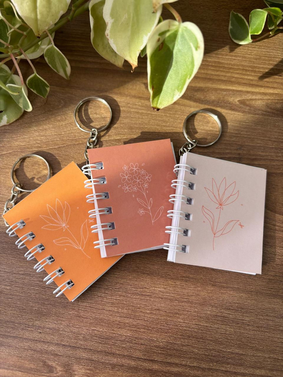 Miniatura: Mini bloquinho chaveiro - kit c/3