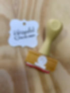 Carimbo Obrigada pela sua compra