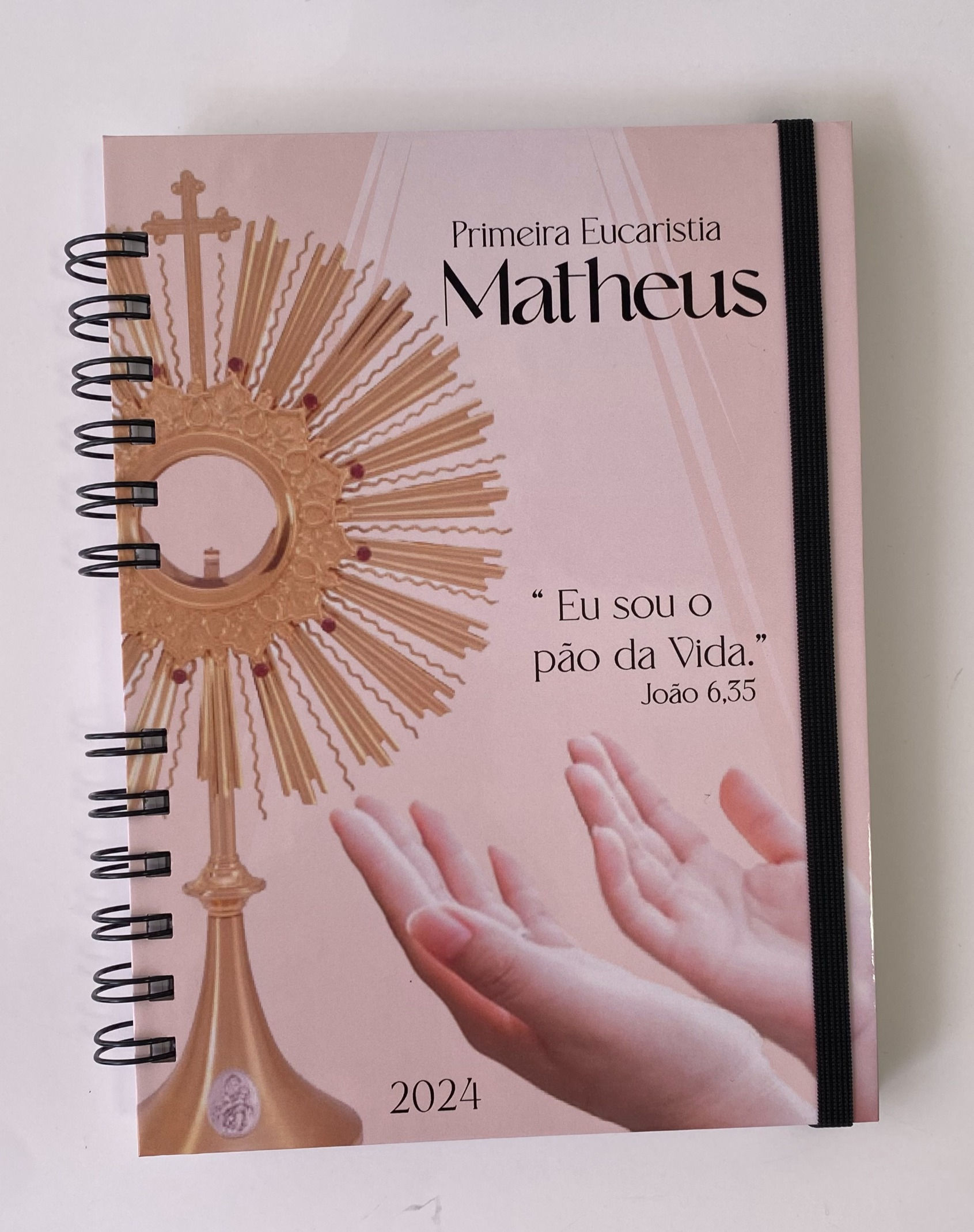 Caderno de mensagens primeira Eucaristia