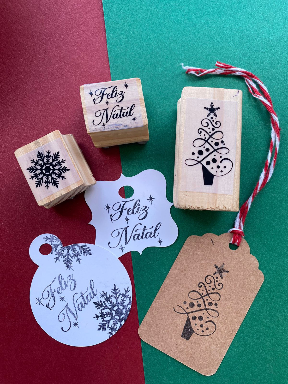 Kit de carimbos de Natal