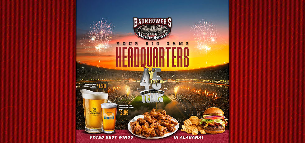 Baumhower's Victory Grille - Big Game Headquarters 2026