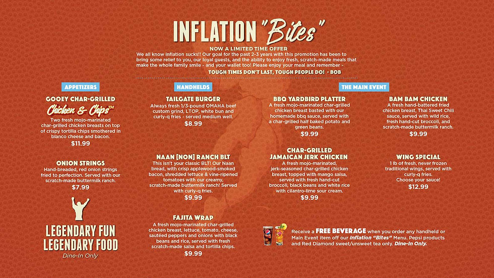 Baumhower's Victory Grille - Slam Dunk Madness 2025 - Inflation Bites