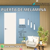 PUERTA DE MELAMINA