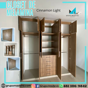 CLOSET DE MELAMINA