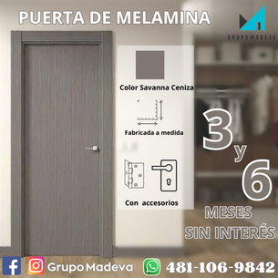 PUERTAS DE HDF, MELAMINA Y TRIPLAY 🤩😍No lo pienses mas y comunícate con nosotrosContáctanos para solicitar una cotización, realizamos trabajos en toda la HuastecaTel. 4811069842 ó 4811069841Face