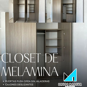 CLOSET DE MELAMINA
