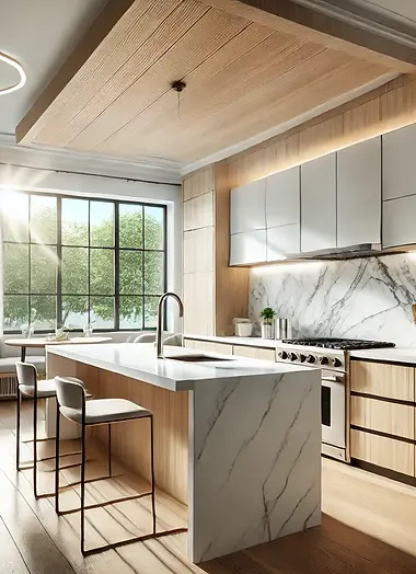 DALL·E 2024-12-21 18.08.24 - A modern kitchen renovation featuring white quartz countertop