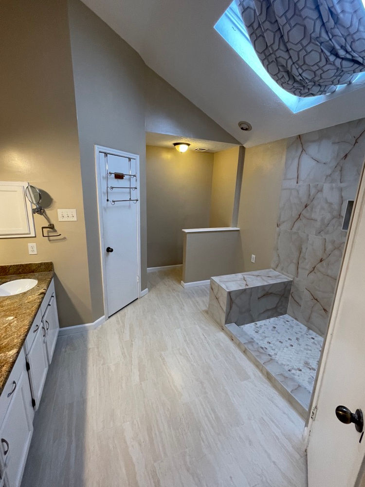 After: Shower upgrade and customization in Cypress, TX