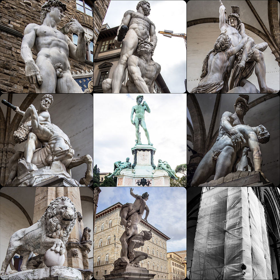 Sculptures Florence