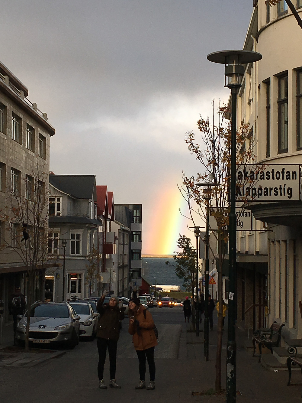 Rainbow in Reykjavik, Iceland