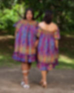 African Print Off Shoulder Dress and No Zipper