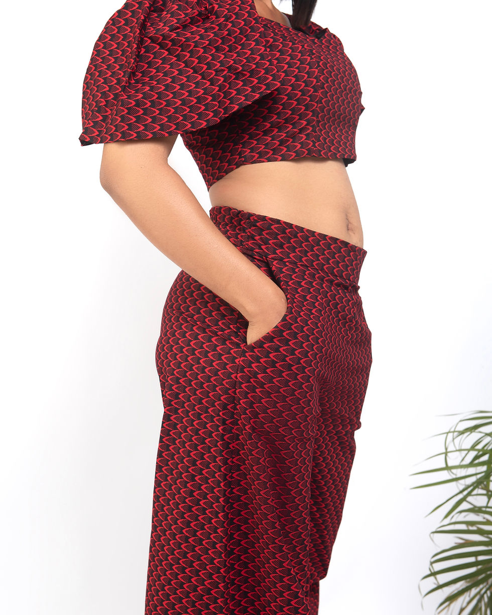 Thumbnail: African Print Crop Top - Sophia