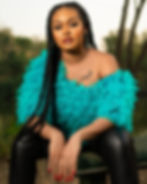 Thumbnail: Meshy Top from African Fashion Brand Turquoise