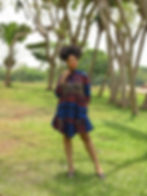 Stunning African Print Midi Dress UK