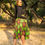 Thumbnail: Ankara flare skirt styled with Black top – modern African clothing