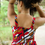 Thumbnail: Beautiful model in Ankara Corset top for outdoor look