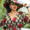 Thumbnail: Model looking Exotic In African Print Floppy Hat