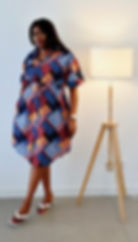 Buy African print shirt dress for cultural events