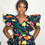 Thumbnail: African Print Peplum Top - Nneka