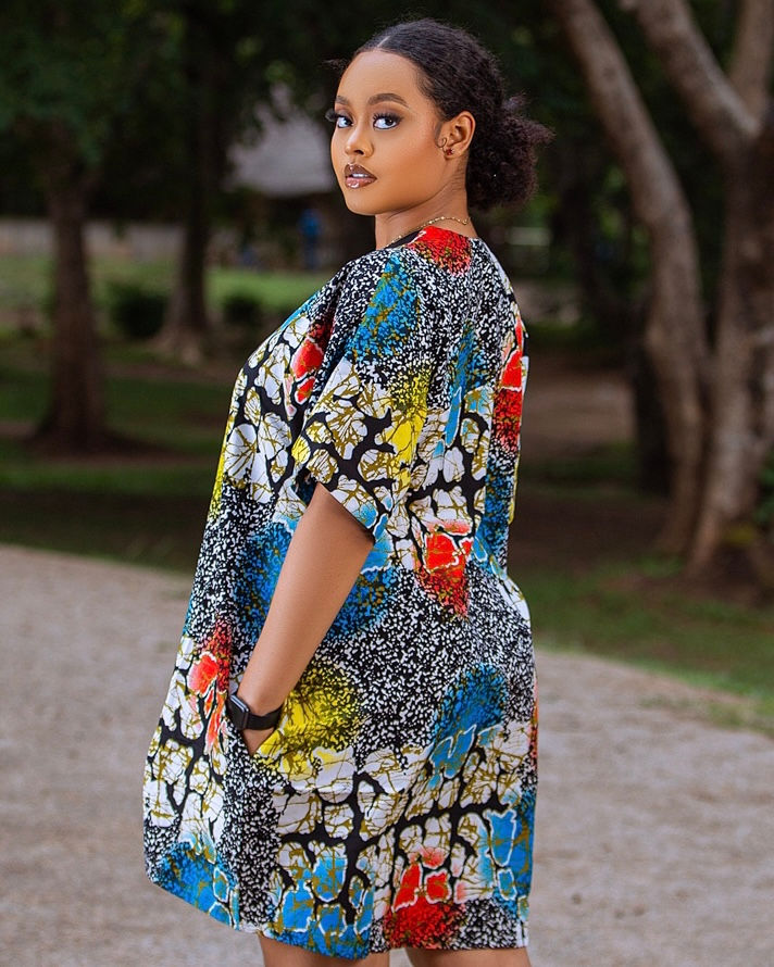 Thumbnail: African Print Mini Shift Dress - Nala