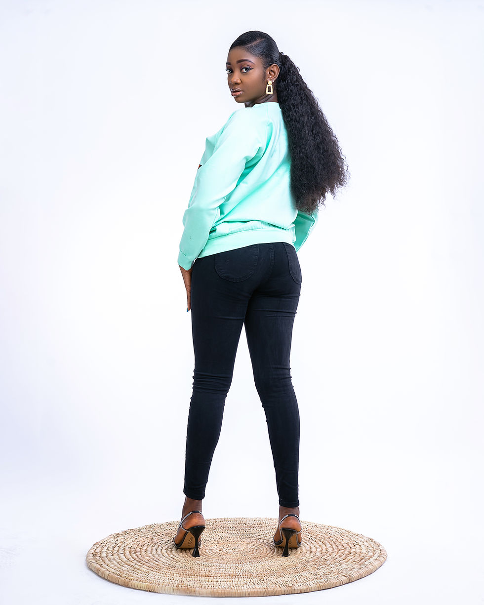 Thumbnail: Africa Map Sweatshirt - Turquoise