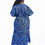 Thumbnail: Blue African Print Midi Kaftan Dress for every occasion.