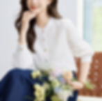 White Cotton Blouse Women Korean Style The Natural Life Singapore breathable cotton blouse elegant lace shirt