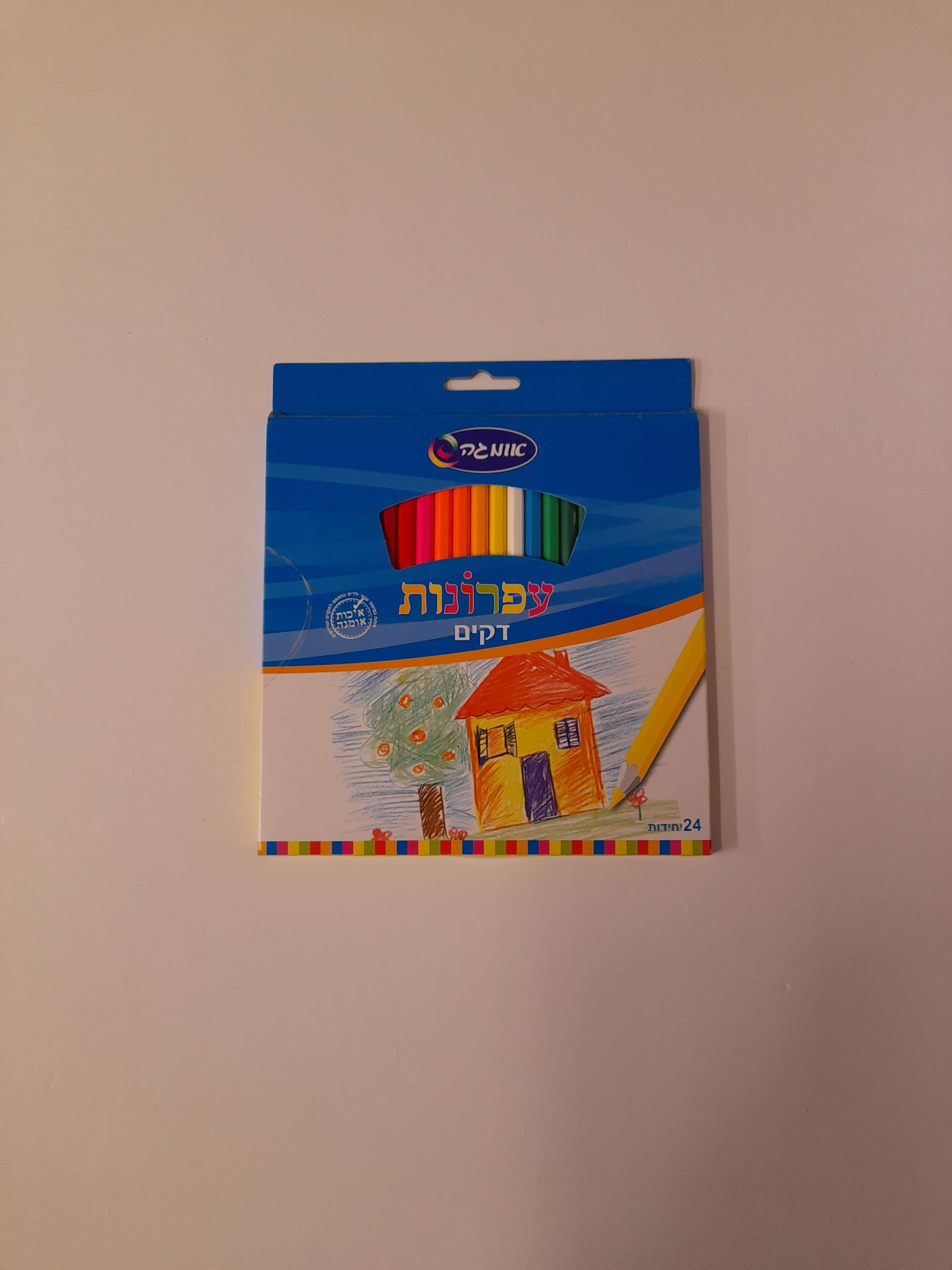 עפרונות צבעוניים 24 יח
